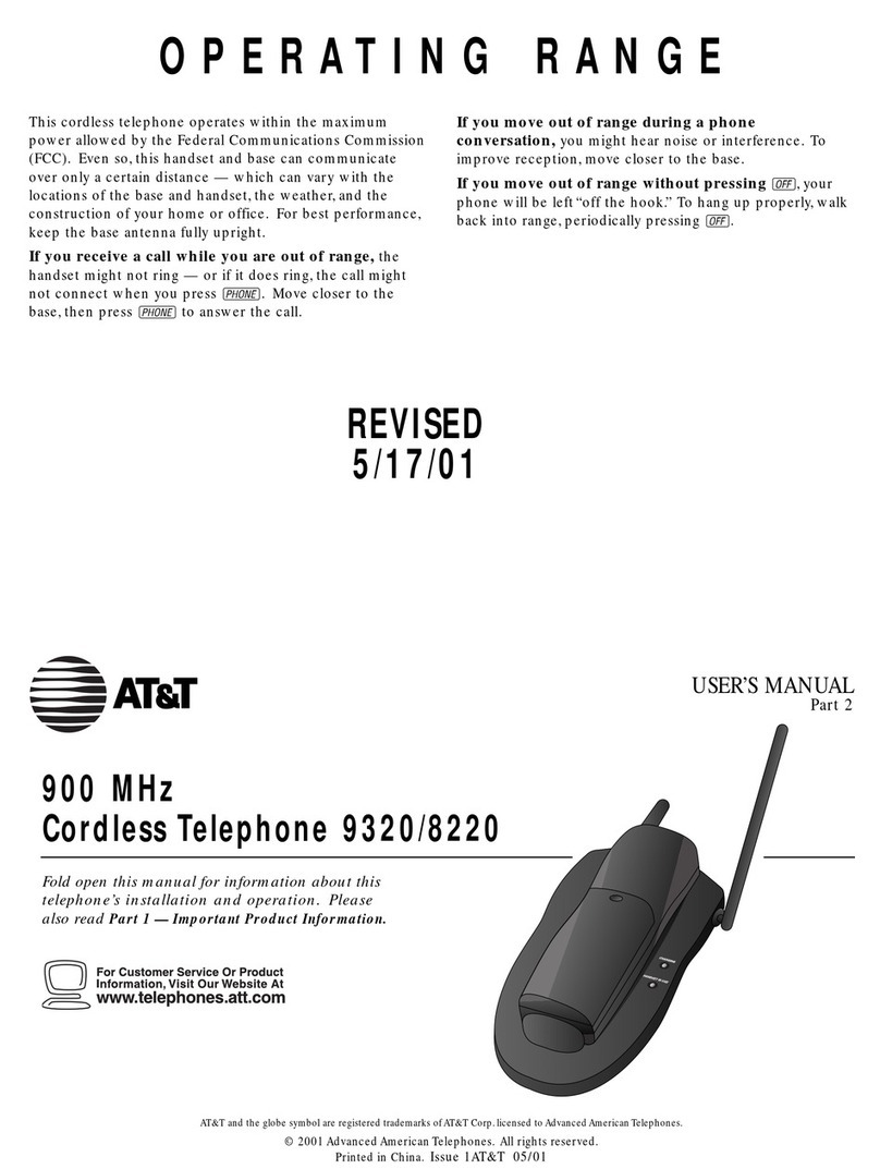AT&T 9320/8220 User manual