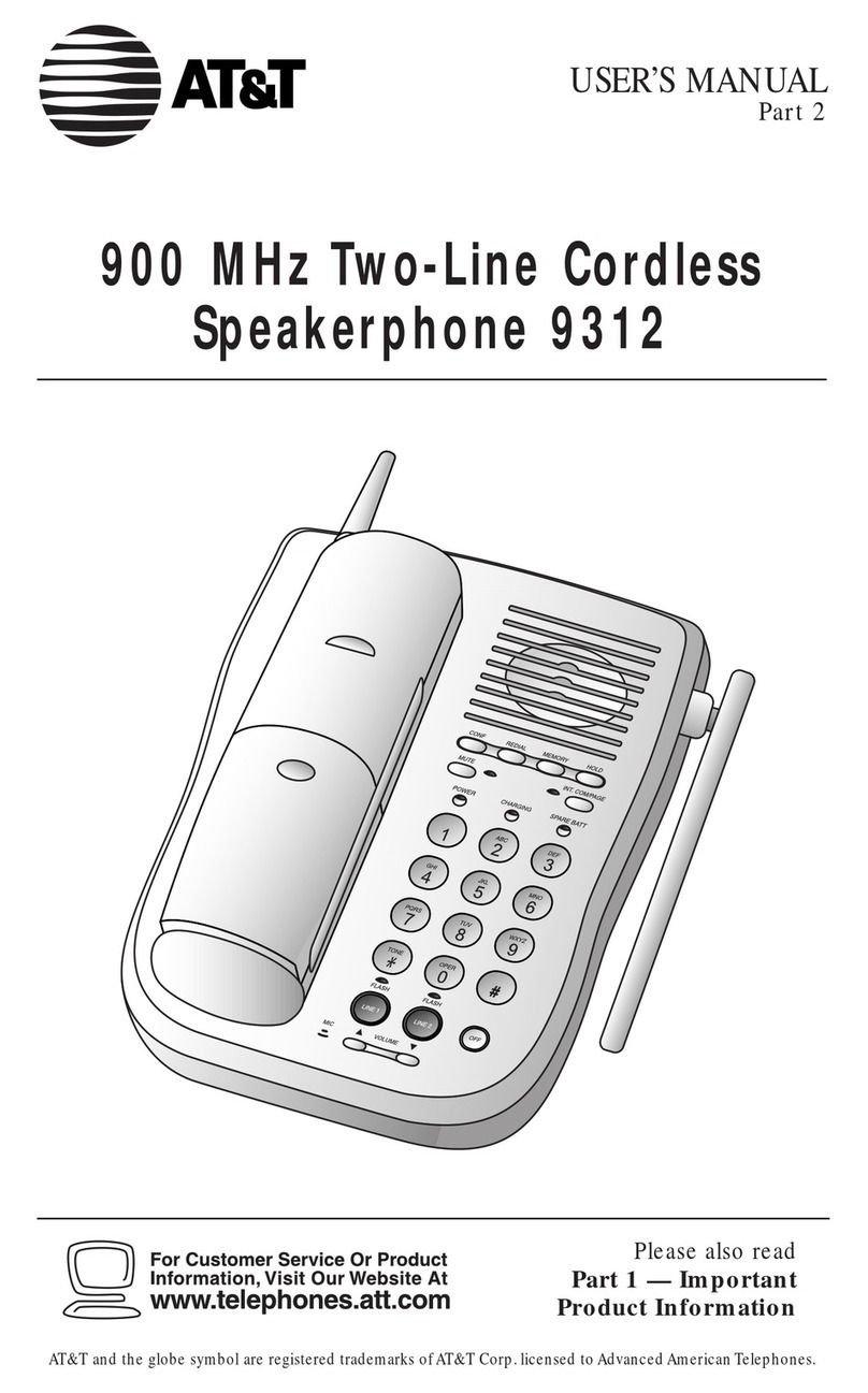 AT&T 9312 User manual