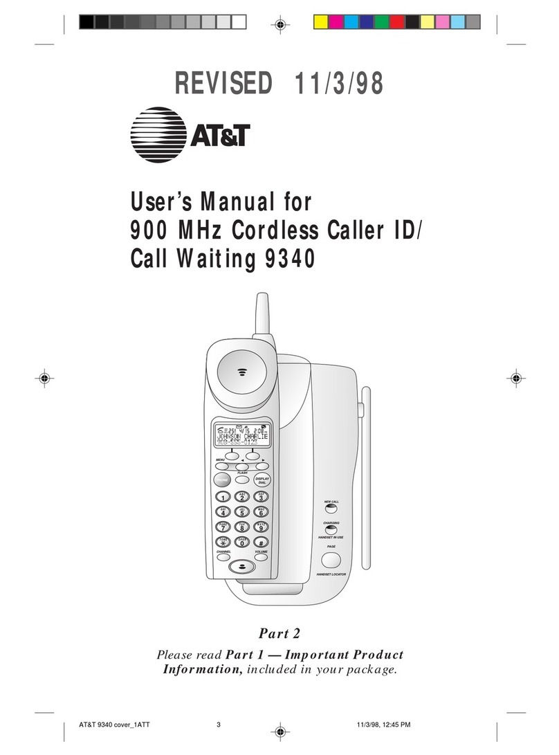 AT&T 9340 User manual
