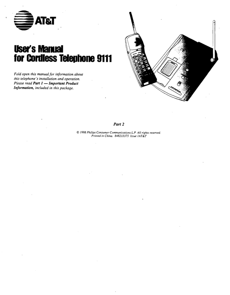 AT&T 9111 User manual