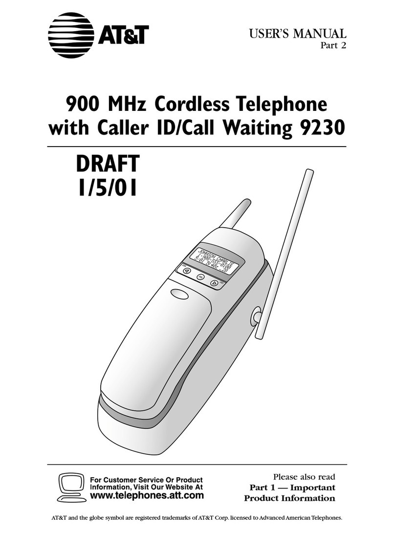 AT&T 9230 User manual