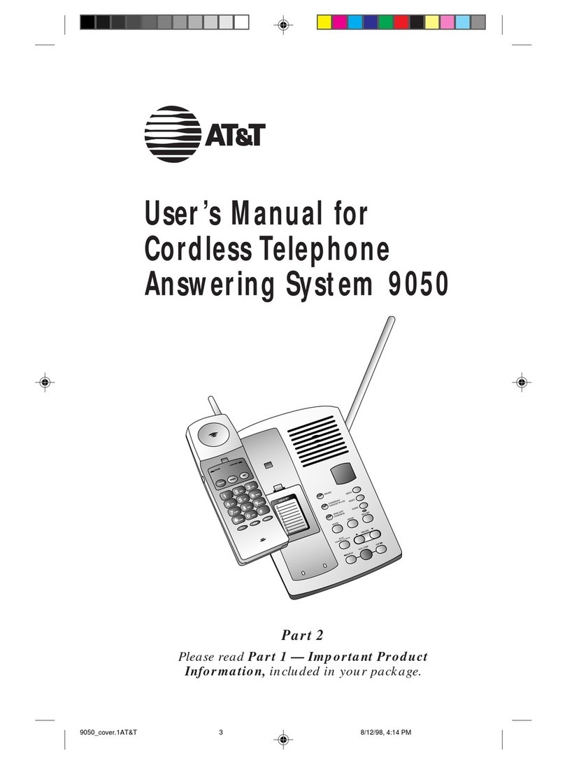 AT&T 9050 User manual