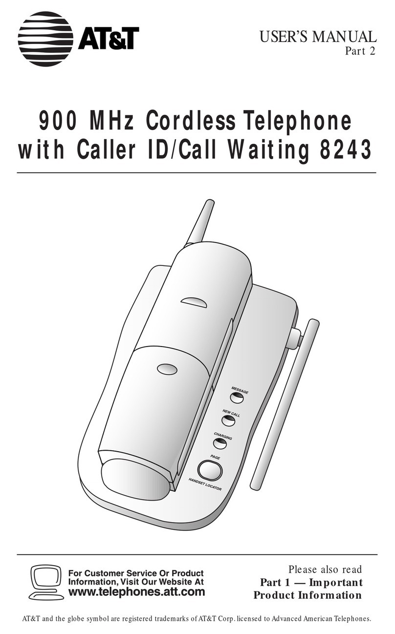 AT&T 8243 User manual