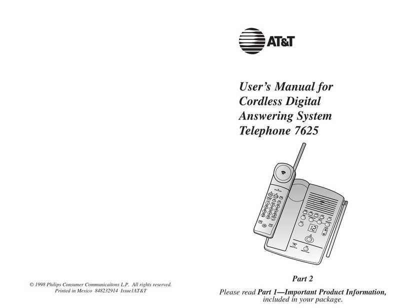 AT&T 7625 User manual