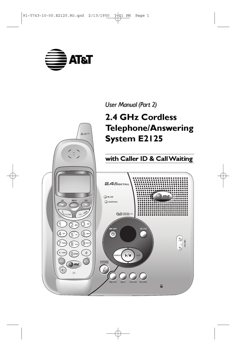 AT&T E2125 User manual
