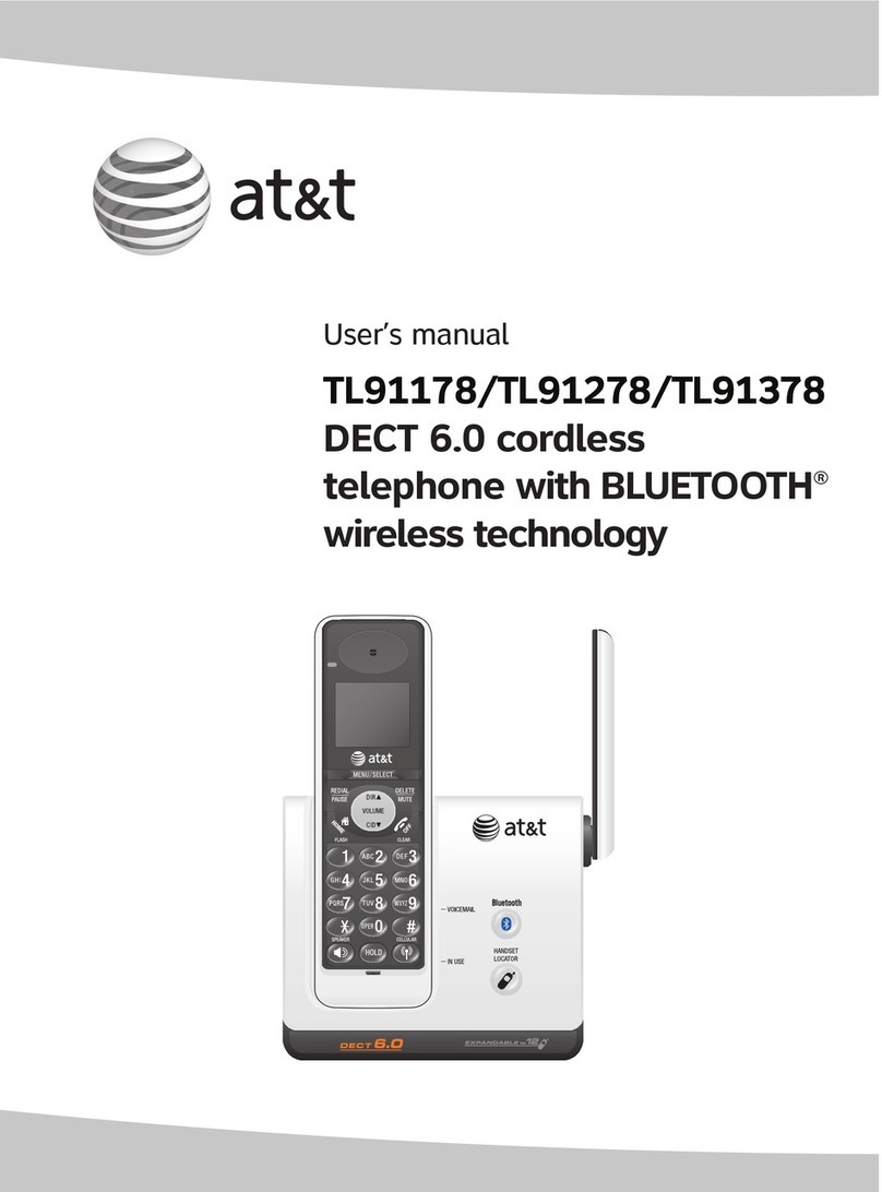 AT&T DECT TL91178 User manual