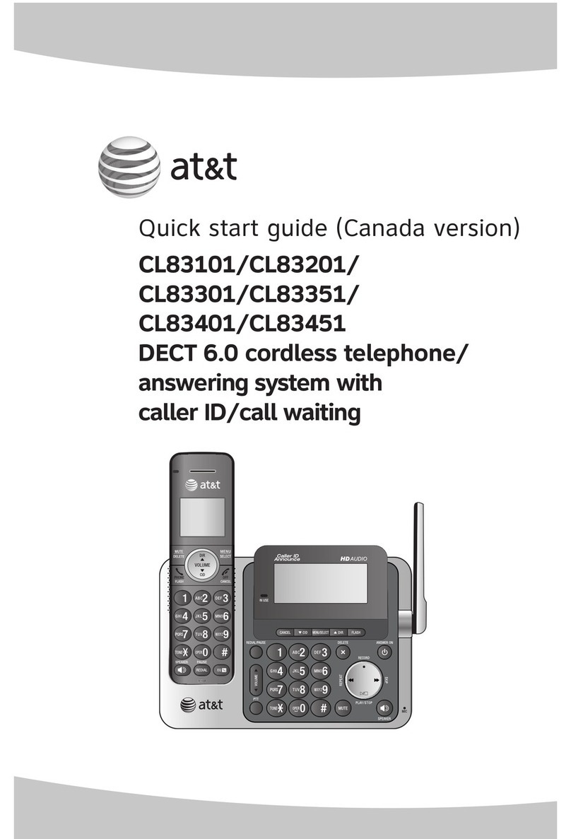 AT&T CL83101 User manual