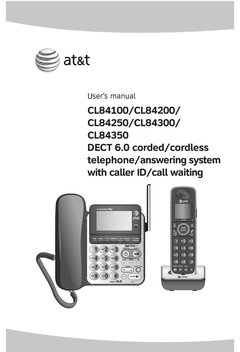 AT&T CL84350 User manual