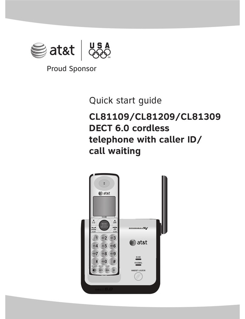 AT&T CL81109 User manual
