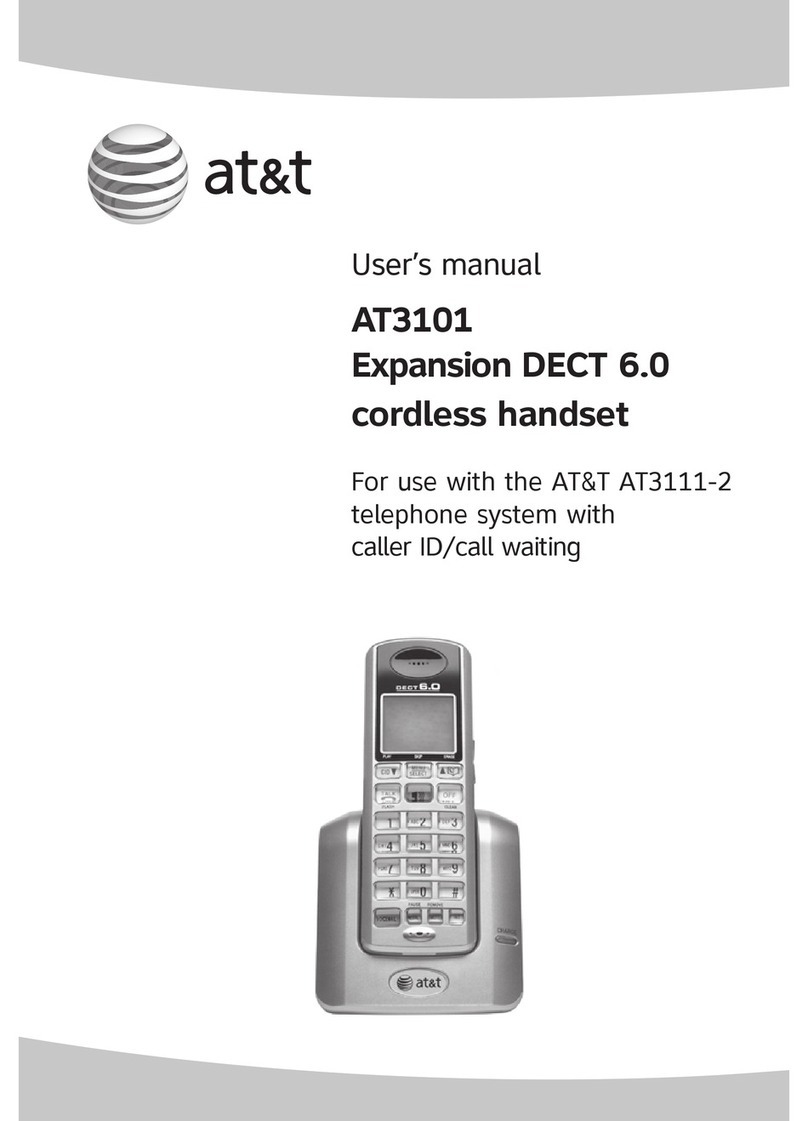 AT&T AT3101 User manual