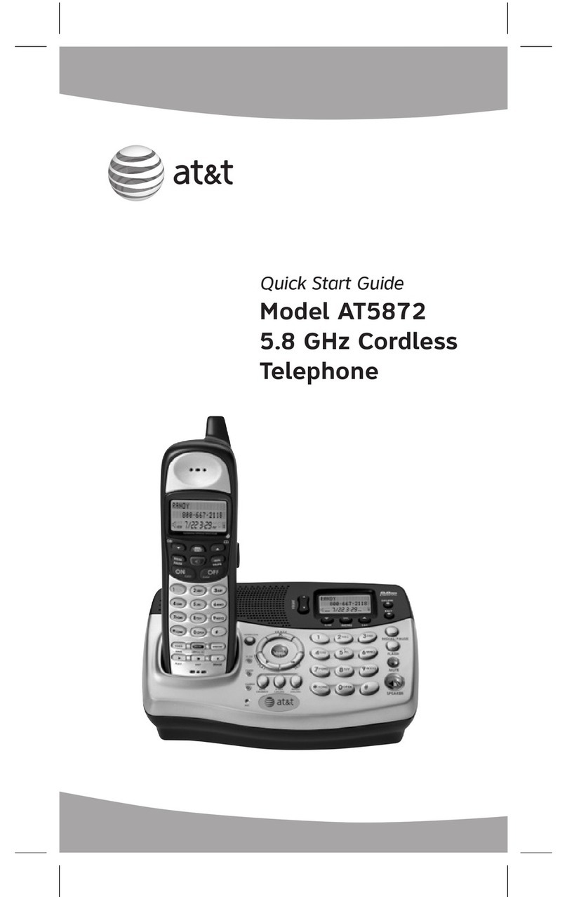 AT&T AT5872 User manual