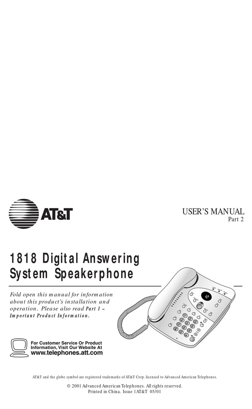 AT&T 1818 User manual