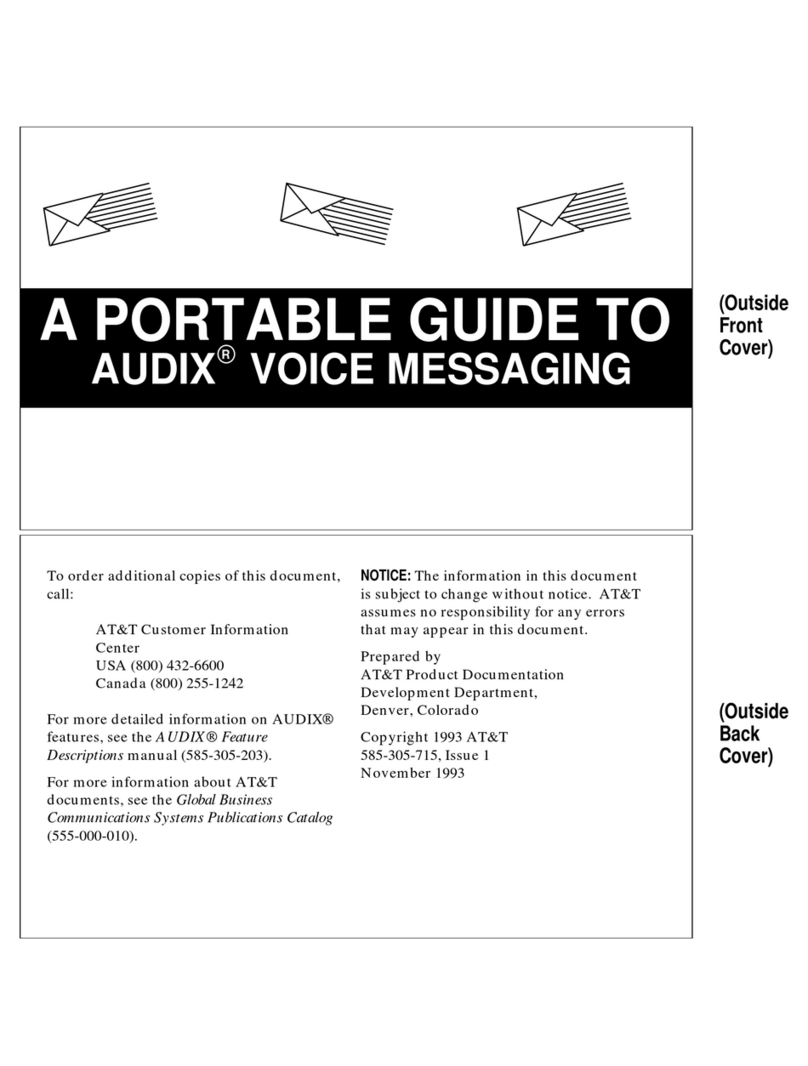 AT&T Answering Machine User manual