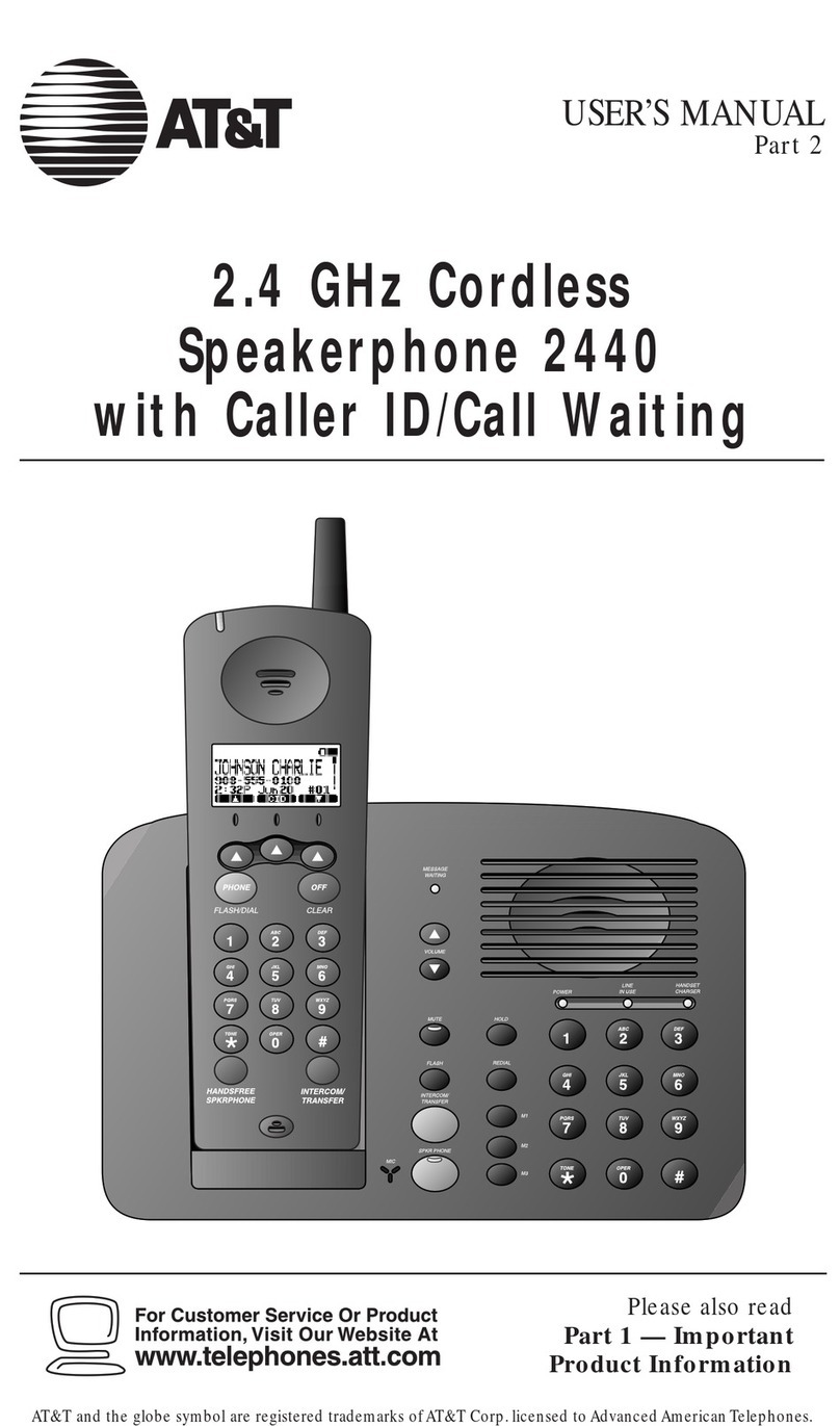 AT&T 2440 User manual