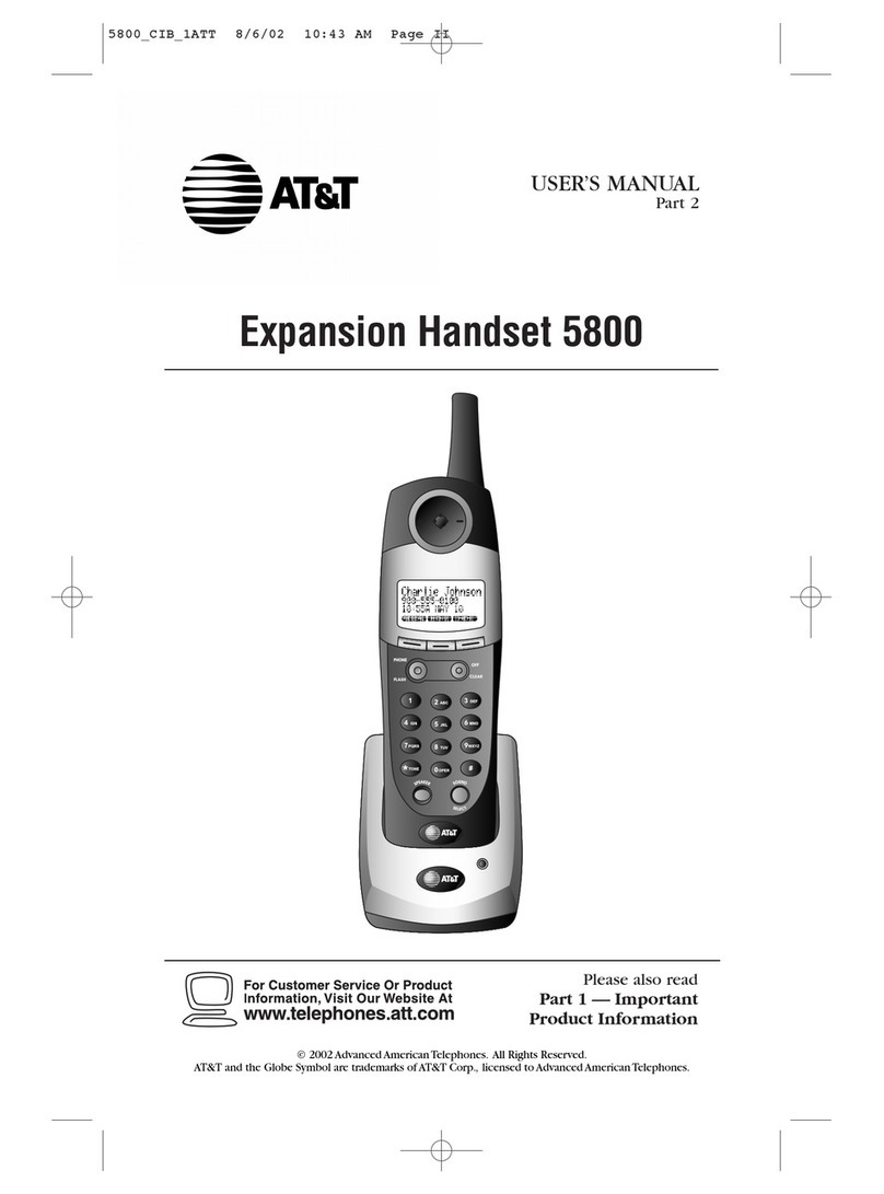 AT&T 5800 User manual AT&T 5800 User manual