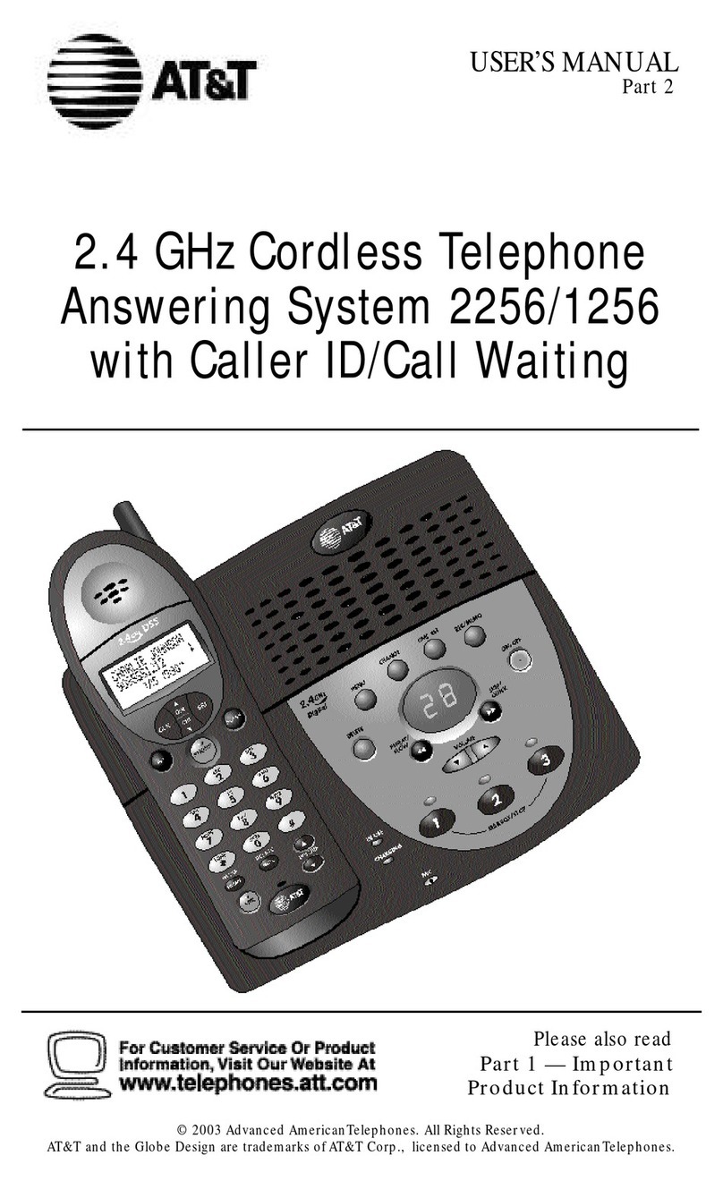 AT&T 2256 User manual