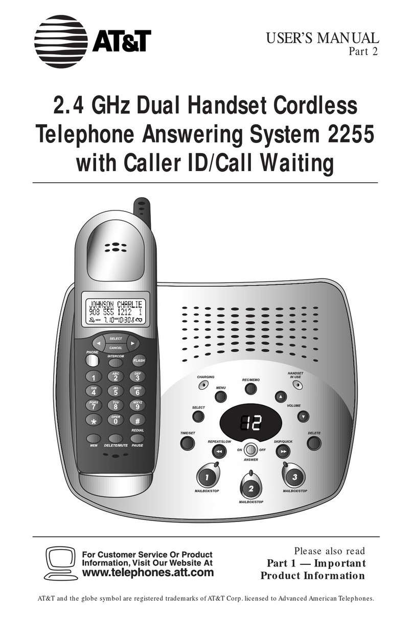 AT&T 2255 User manual