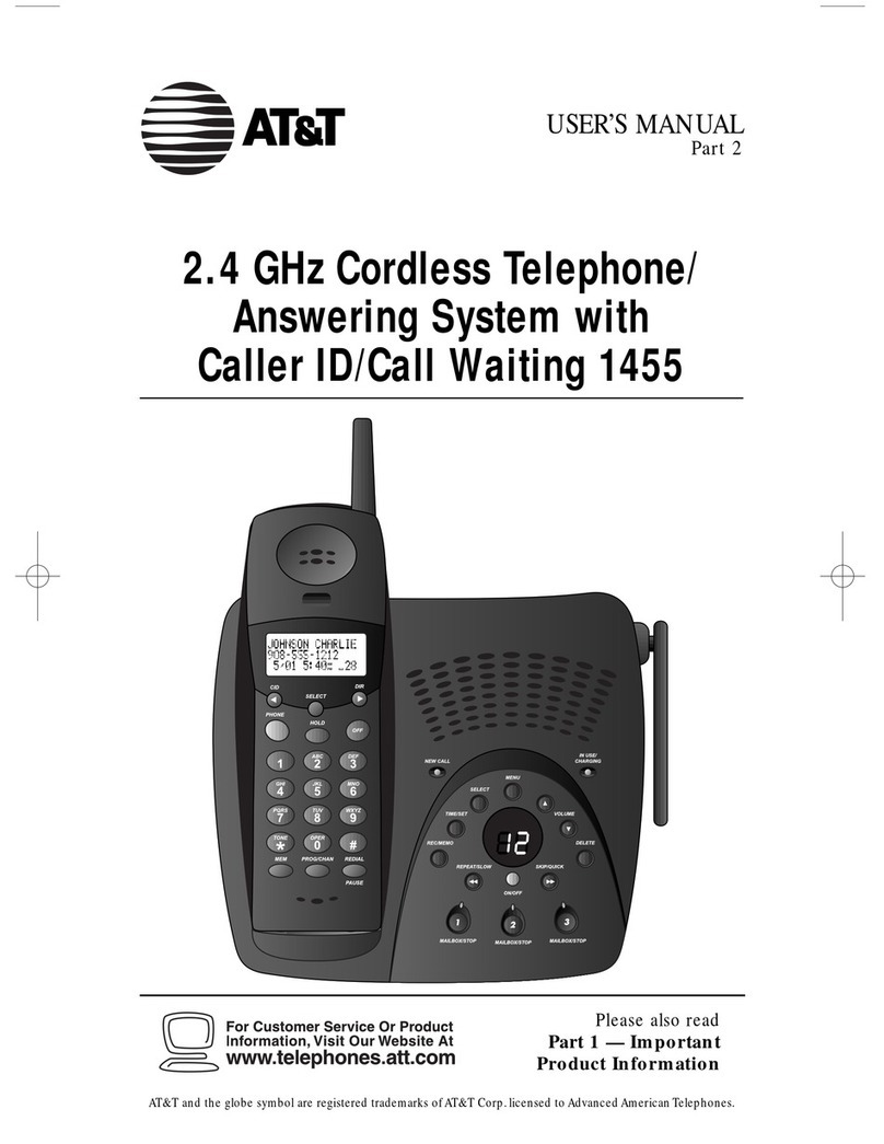 AT&T 1455 user manual