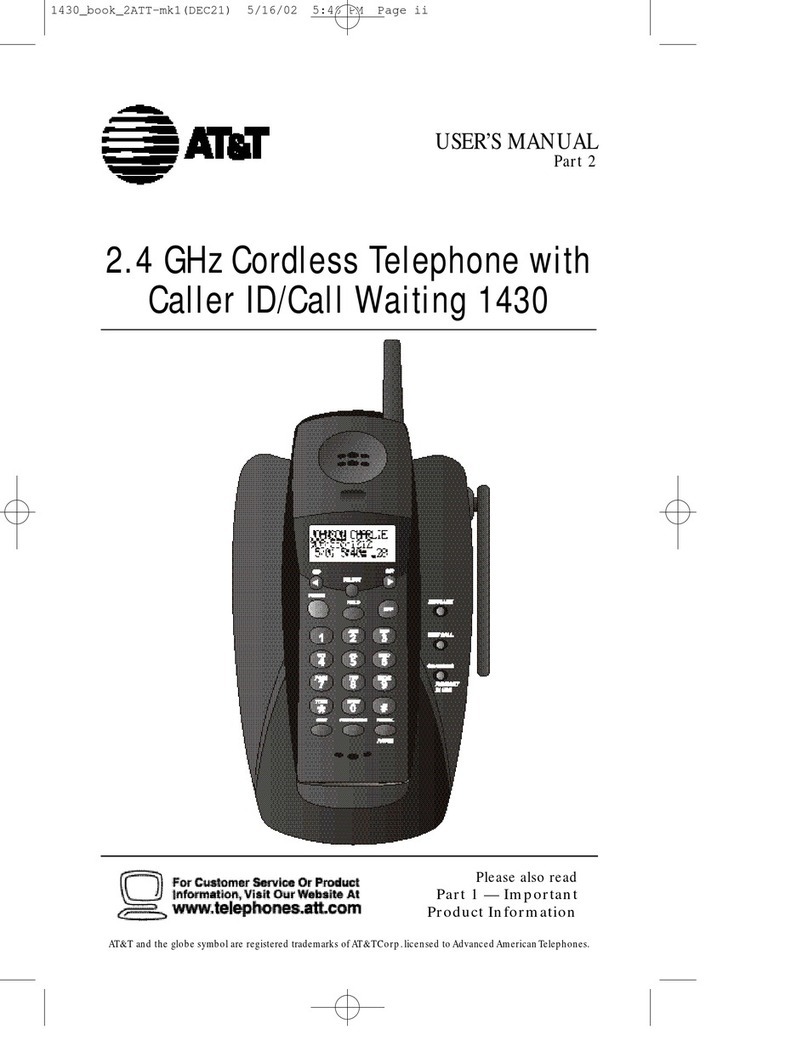 AT&T 1430 User manual