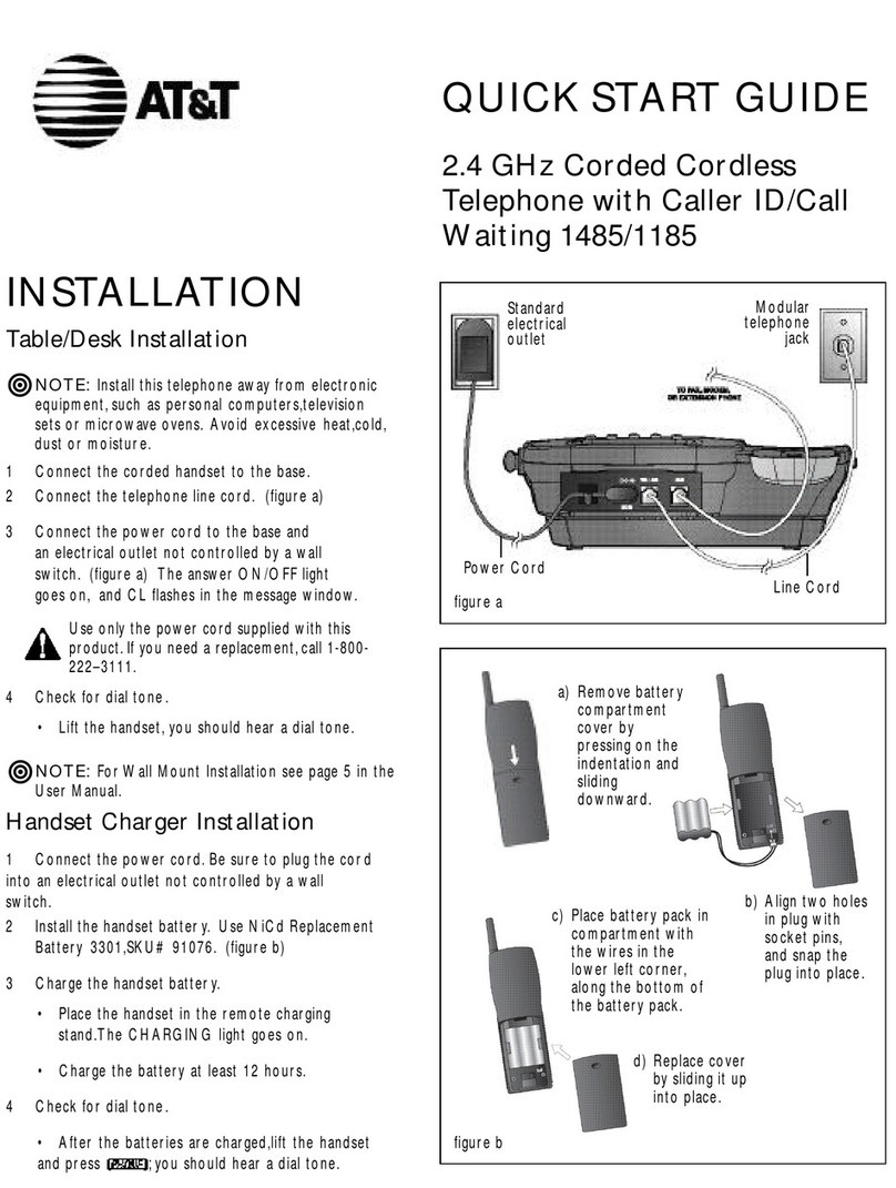 AT&T 1185 quick start guide