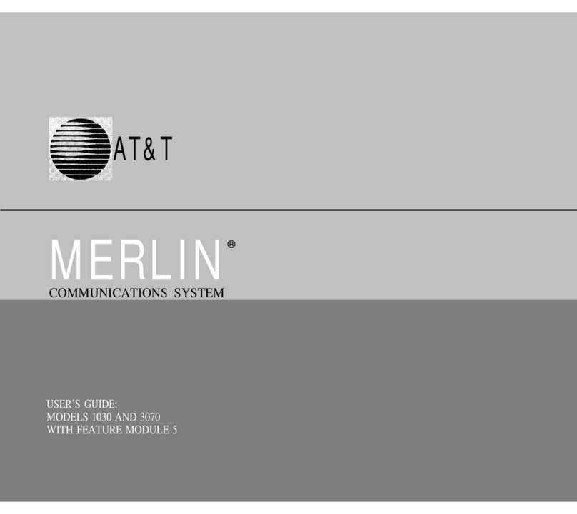AT&T Merlin 1030 user guide