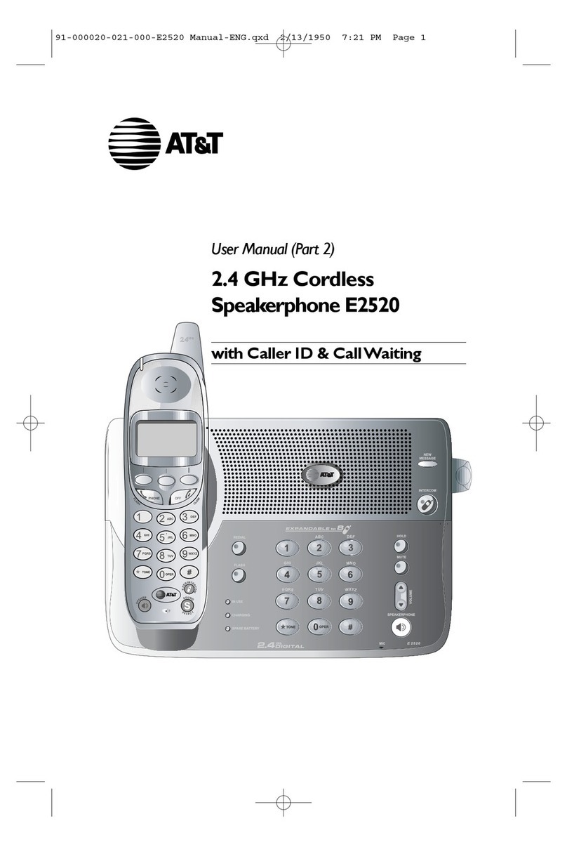 AT&T E2520 User manual