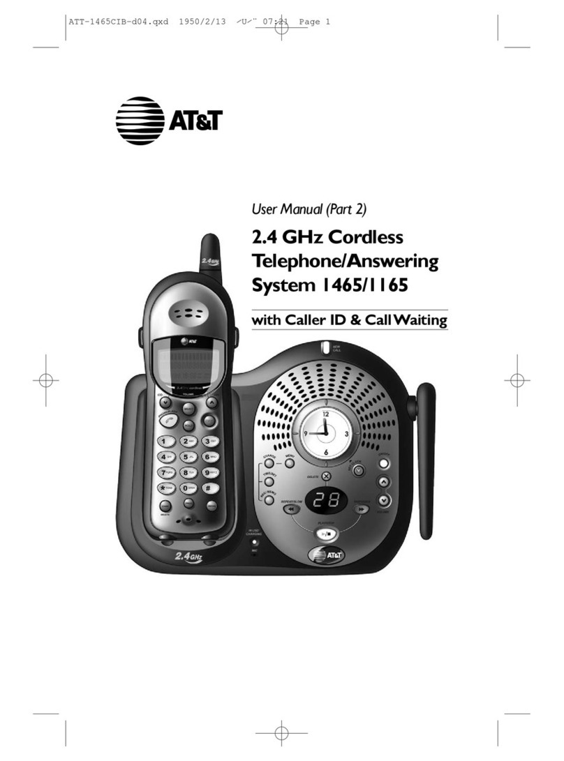 AT&T 1165 User manual