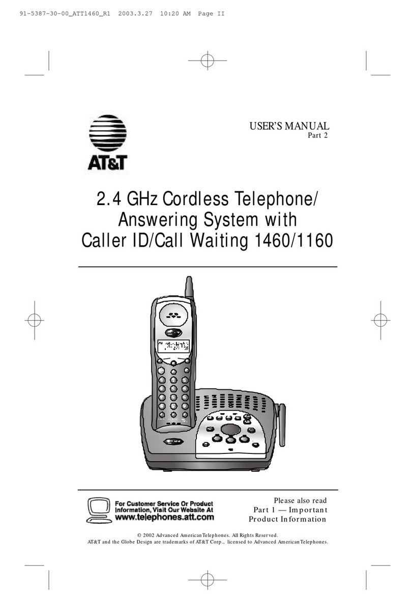 AT&T 1160 User manual