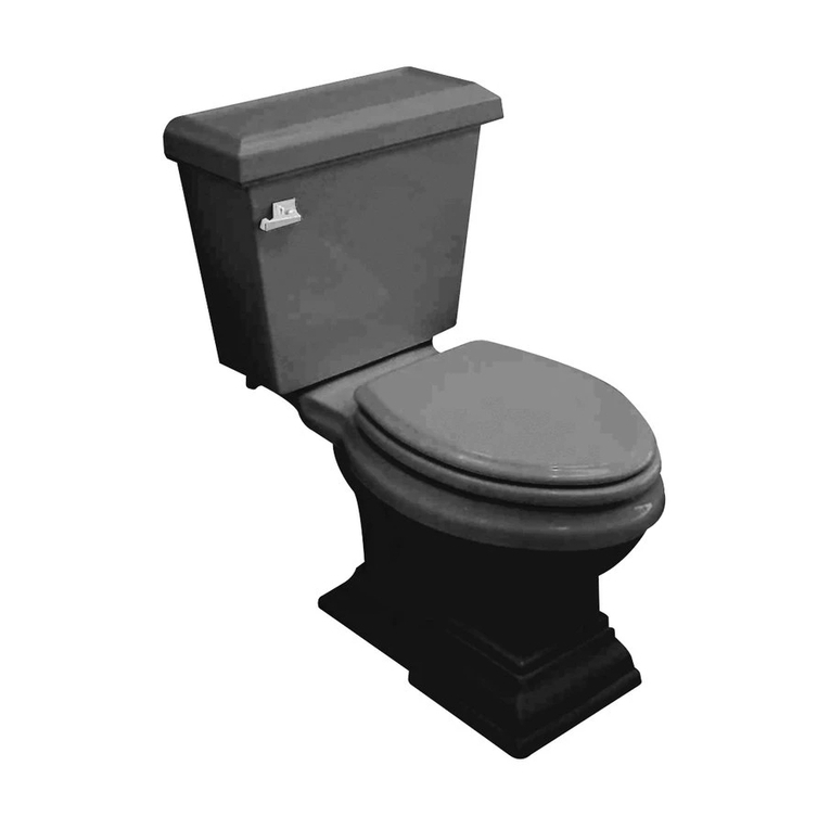 American Standard Town Square Right Height Round Front Toilet... Features & dimensions
