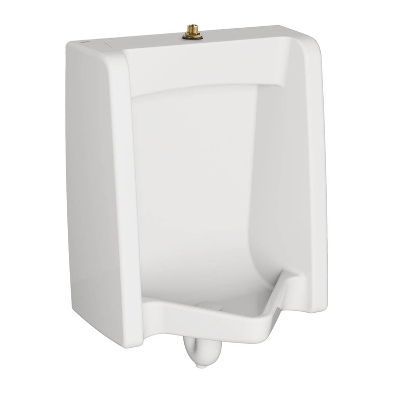 American Standard Washbrook FloWise 0.125 High Efficiency Urinal... Specification sheet American Standard Washbrook FloWise 0.125 High Efficiency Urinal... Specification sheet