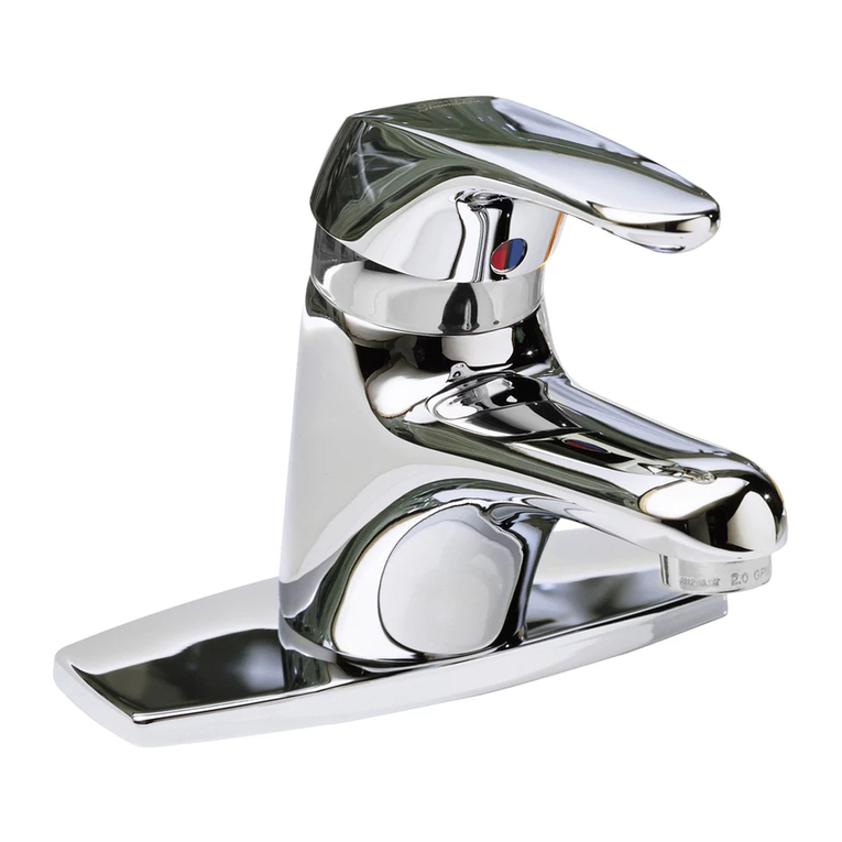American Standard Seva 1480.100 Specification sheet