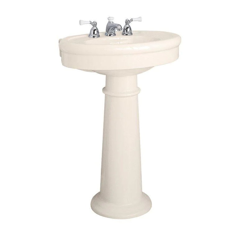 American Standard Standard Collection Pedestal Sink 0283.800 Operating and safety instructions American Standard Standard Collection Pedestal Sink 0283.800 Operating and safety instructions