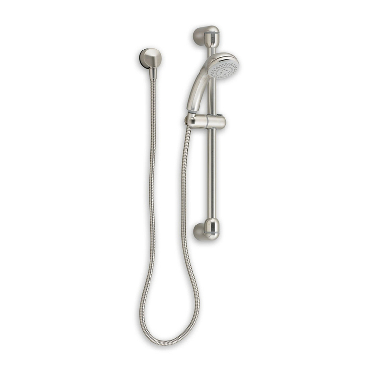 American Standard Shower System Kit 1662.600 Specification sheet