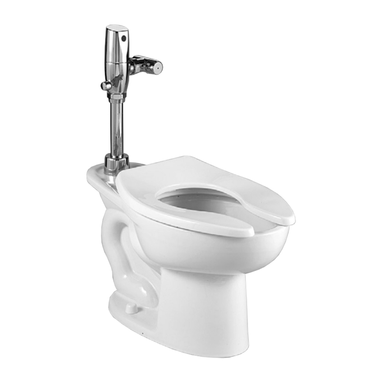 American Standard Madera FloWise 15" Height 1.28 GPF Flushometer Toilet... Specification sheet