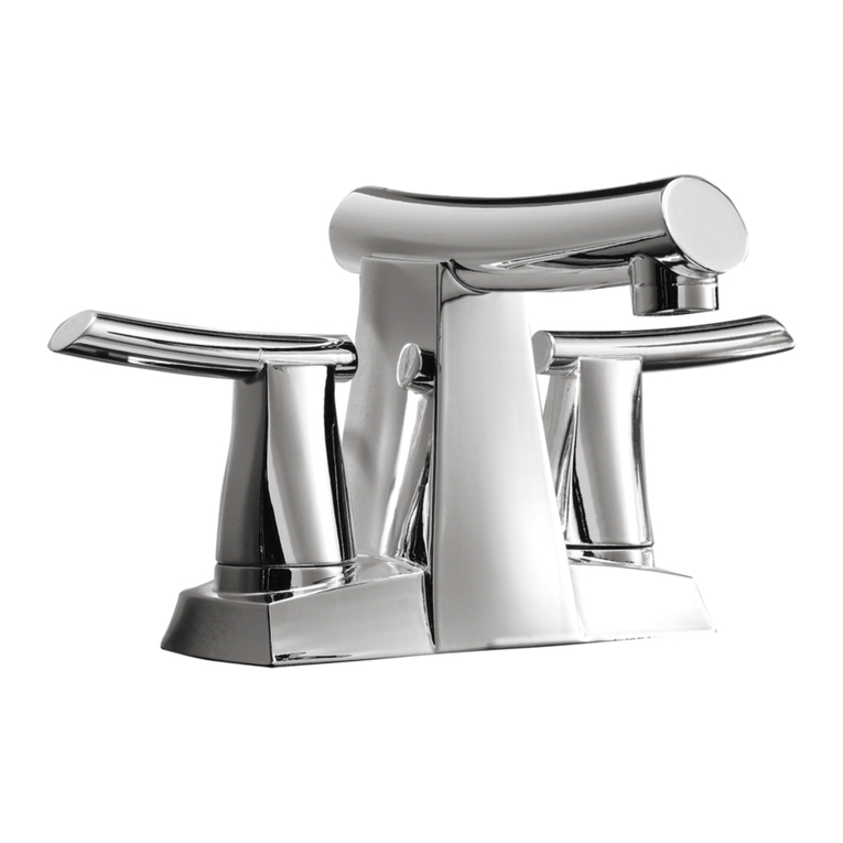 American Standard Green Tea Centerset Lavatory Faucet 7010.201 installation instructions