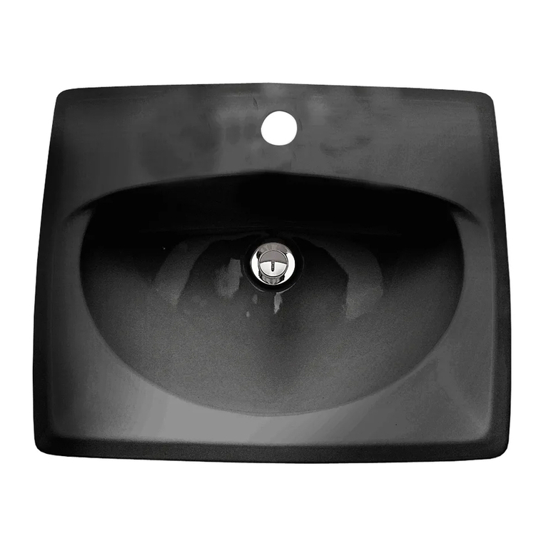 American Standard Roselyn Countertop Sink 0498.001 User manual