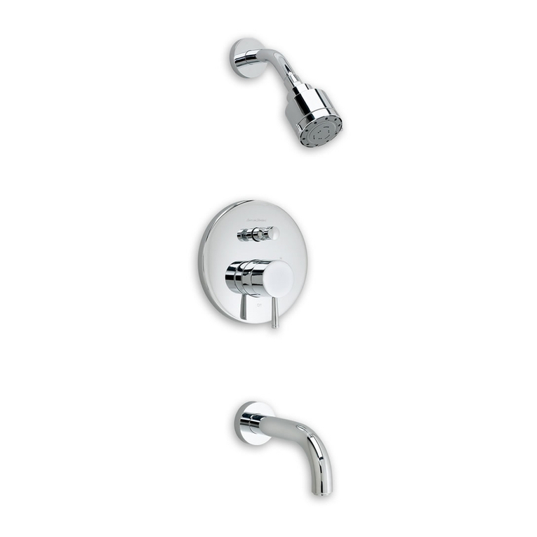 American Standard One Pressure Balance Bath/Shower Fitting... Specification sheet