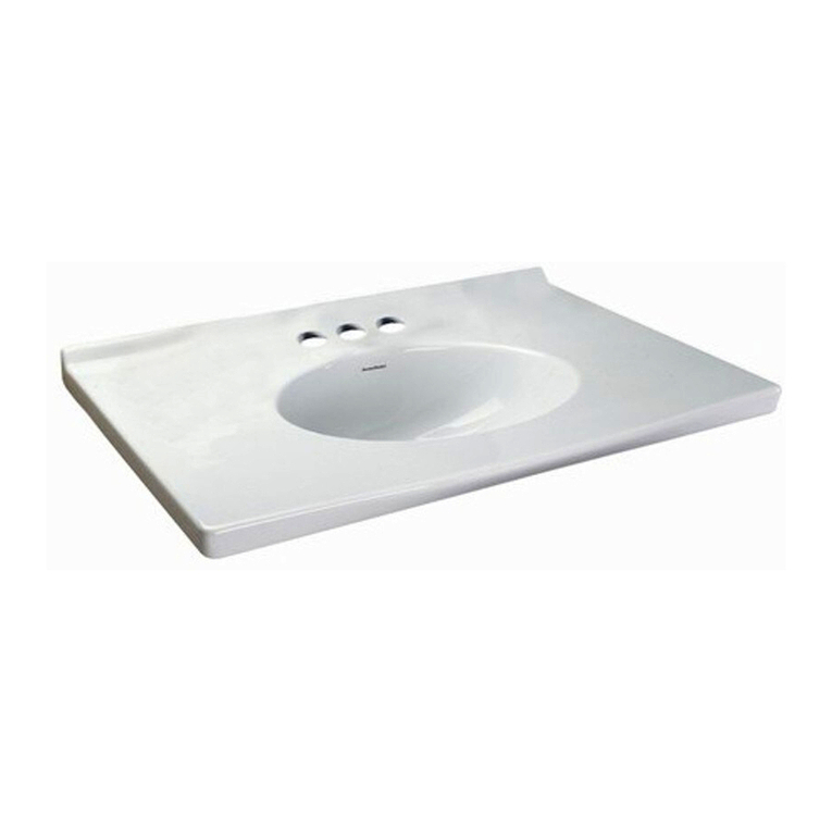 American Standard Newbern Vanity Top 7820.400 Instruction manual
