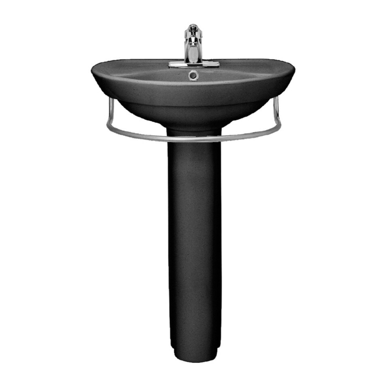 American Standard Ravenna Pedestal Sink 0268.100 User manual