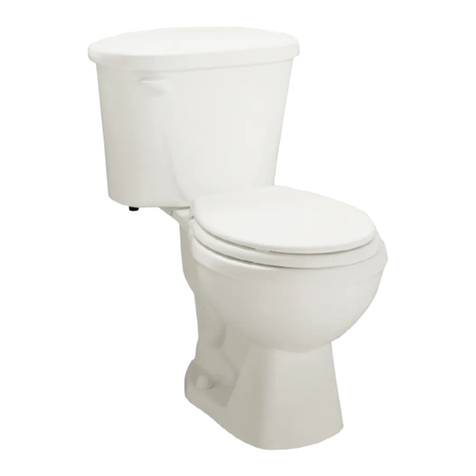 American Standard Plebe Round Front Complete Toilet 3500.000 Specification sheet American Standard Plebe Round Front Complete Toilet 3500.000 Specification sheet