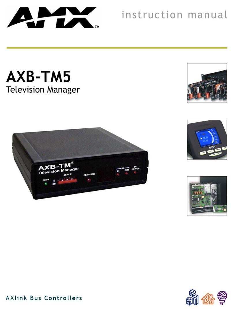 AMX AXB-TM5 instruction manual