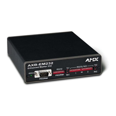AMX AXB-EM232 User manual