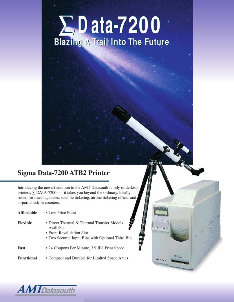 AMT Datasouth Sigma Data-7200 User manual