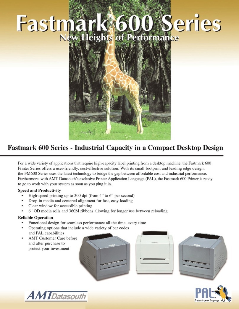 AMT Datasouth Fastmark 600 Series Specifications