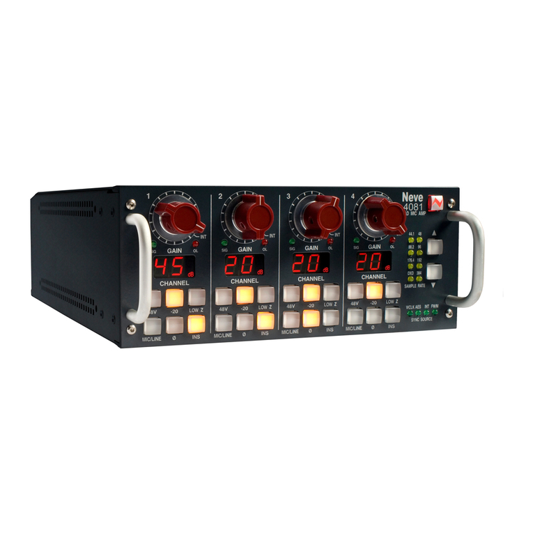 Neve Neve 4081 user manual