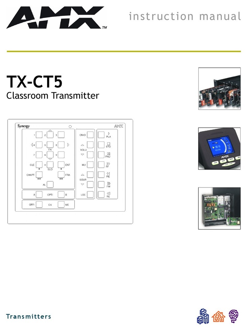 AMX Classroom Transmitter TX-CT5 User manual