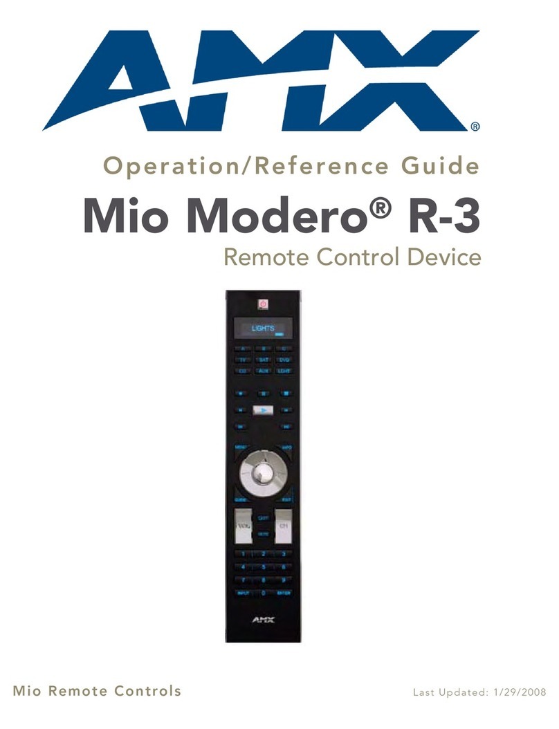 AMX Mio Modero R-3 Parts list manual