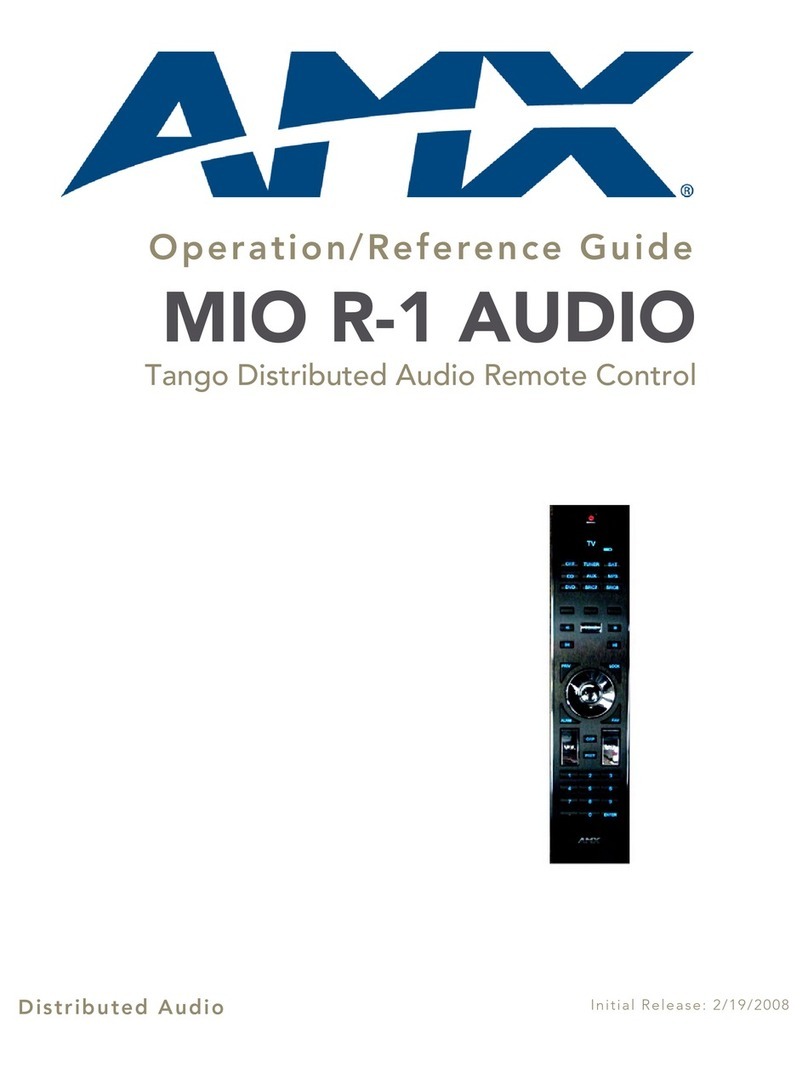 AMX MIO R-1 AUDIO FG147-04 Parts list manual