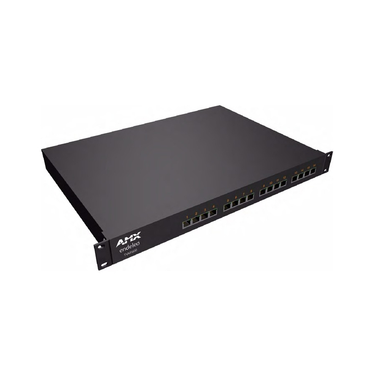 AMX Endeleo TVM-1600 quick start guide