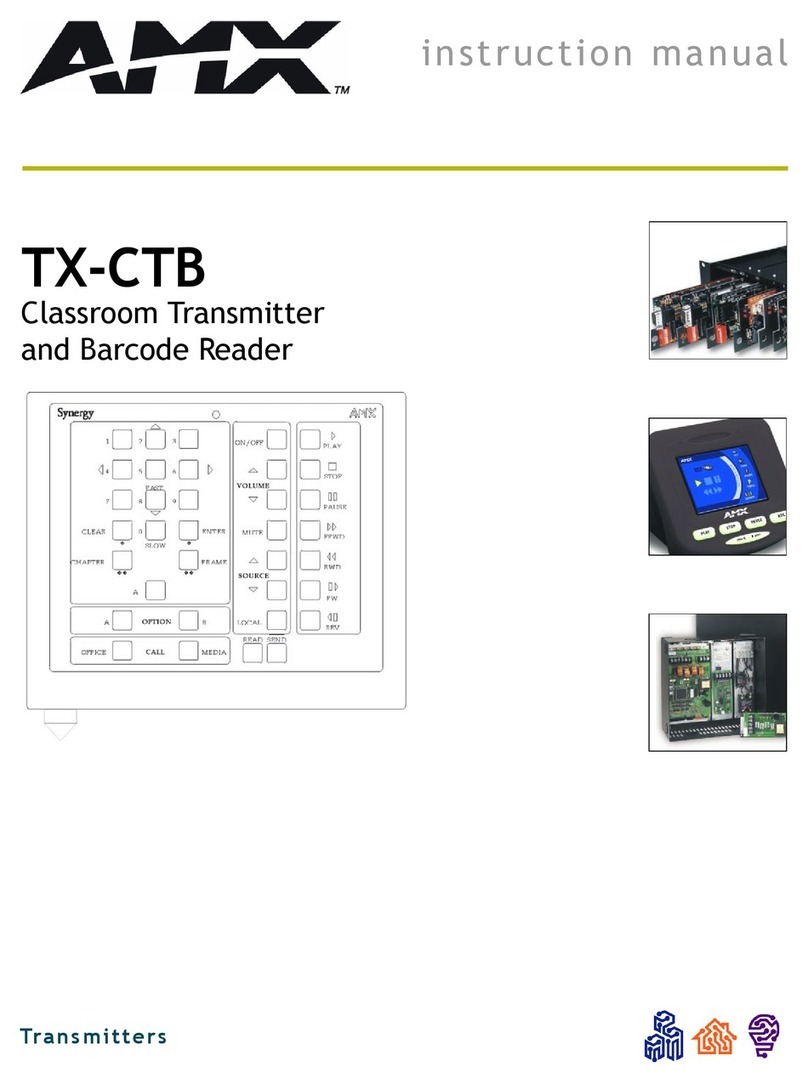 AMX Network Device TX-CTB User manual